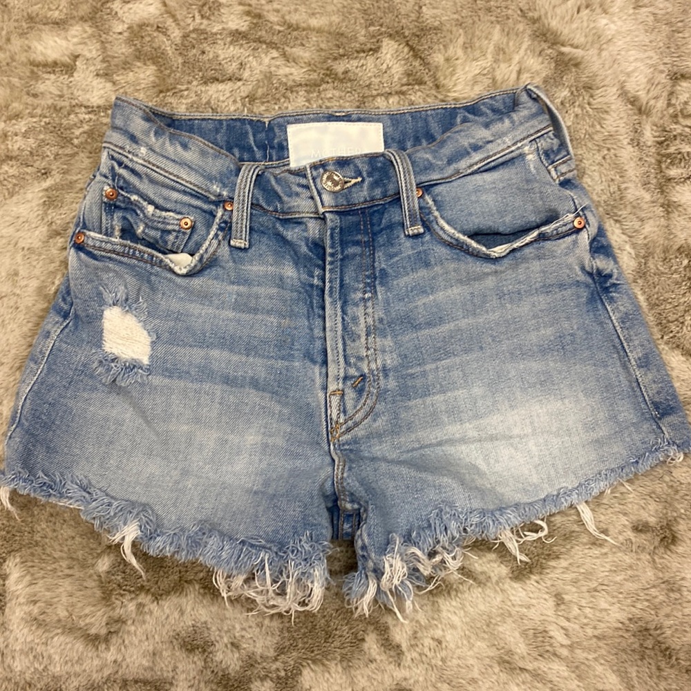 Mother denim shorts